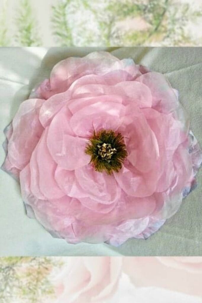 giant pink tissue paper flower -blooming archives