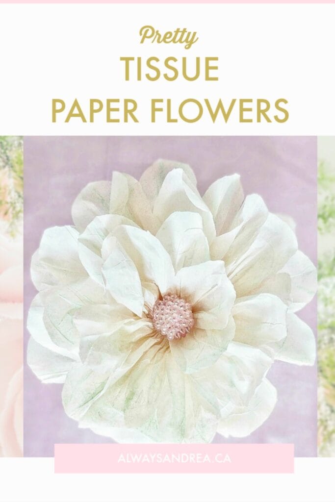 white tissue paper flower -blooming archives