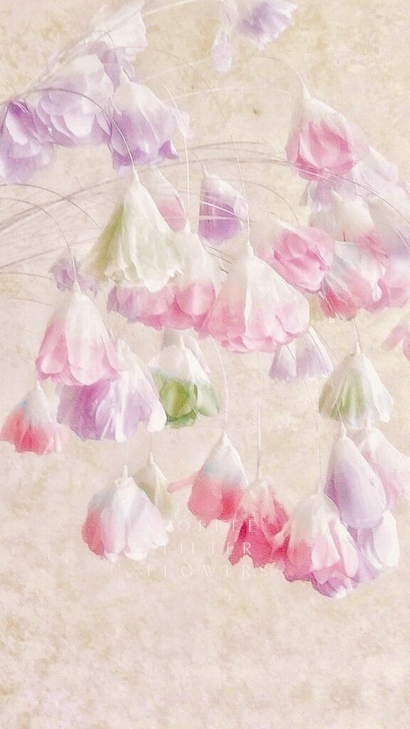 colourful dip-dyed coffee filter flowers - blooming archives