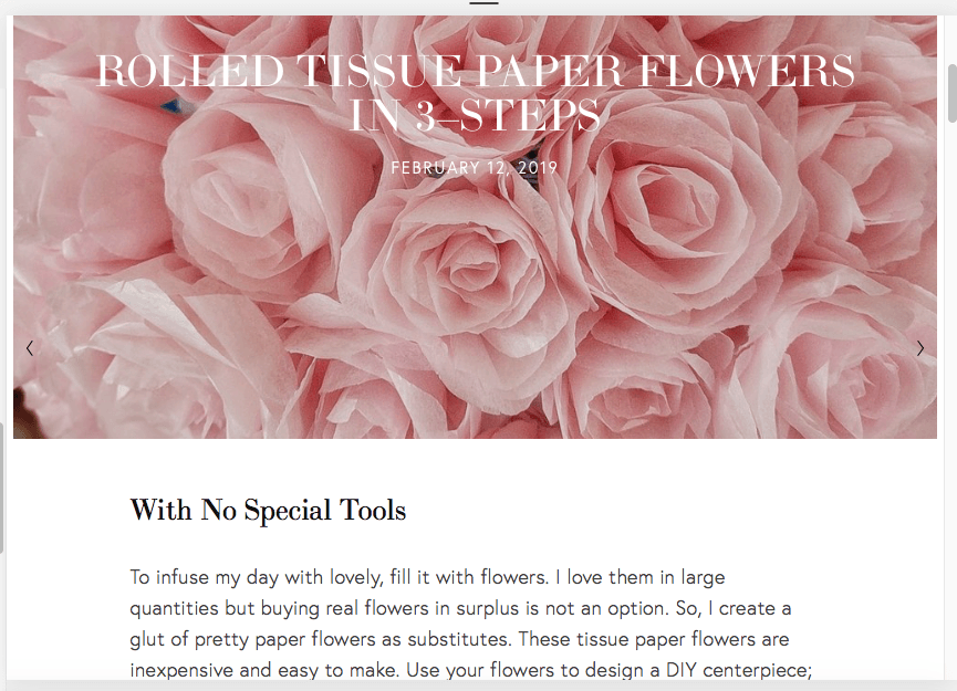 pink tissue paper flowers 3 steps -blooming archives