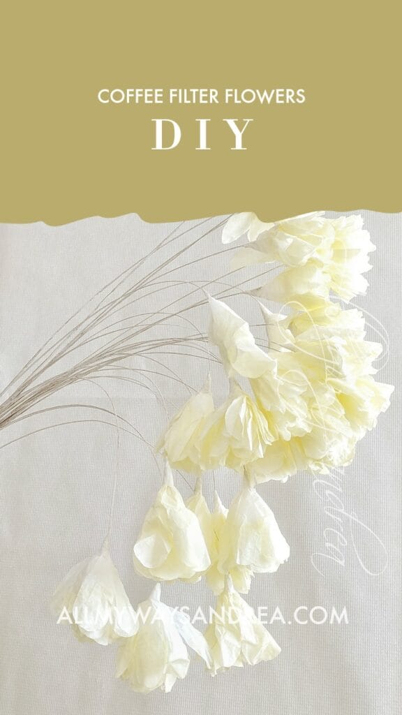 yellow coffee filter flowers Pin - blooming archives